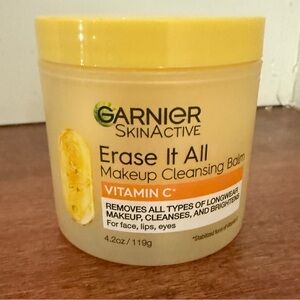 NWT Garnier SkinActive Erase it all Makeup Cleansing Balm Vitamin C